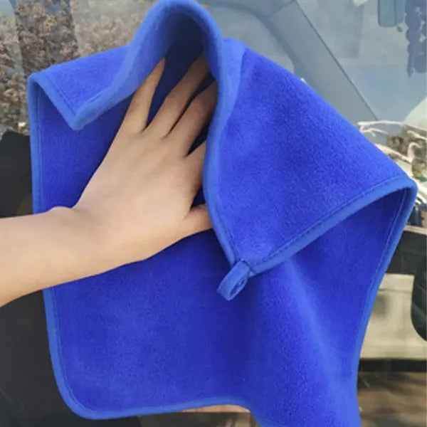 Thick Coral Fleece Hanging Hand Towel Cloth