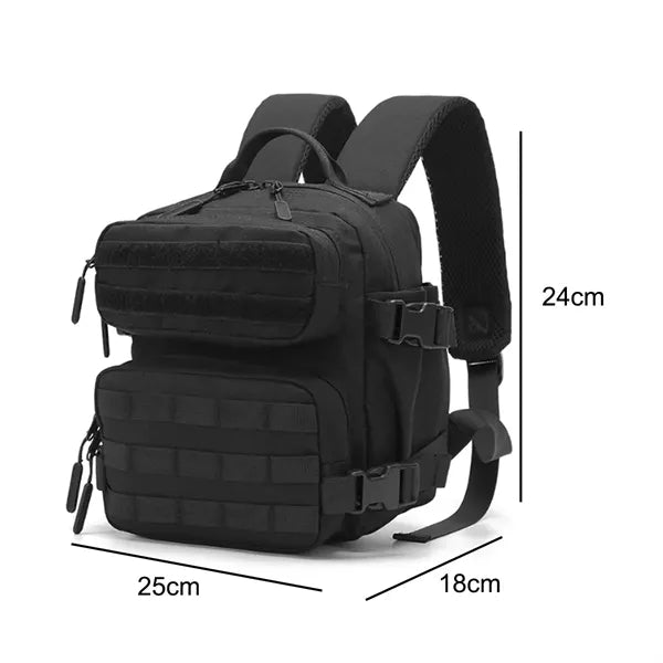 Compact 9L Mini Tactical Backpack MOLLE Daypack Rucksack