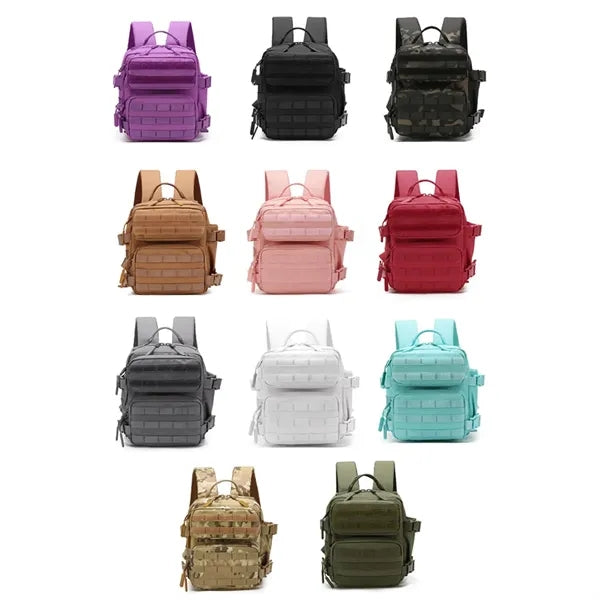 Compact 9L Mini Tactical Backpack MOLLE Daypack Rucksack