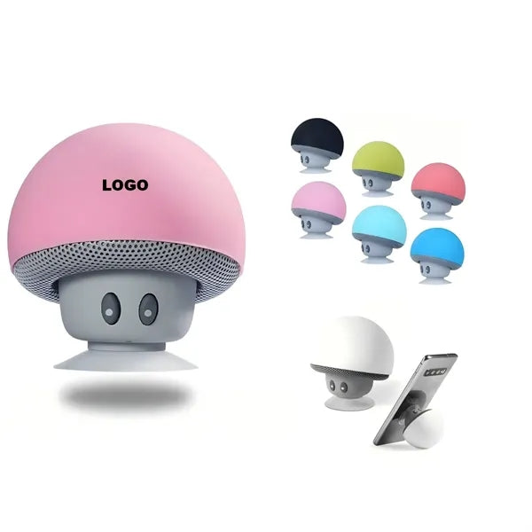 Mushroom Bluetooth Speaker with Suction Cup