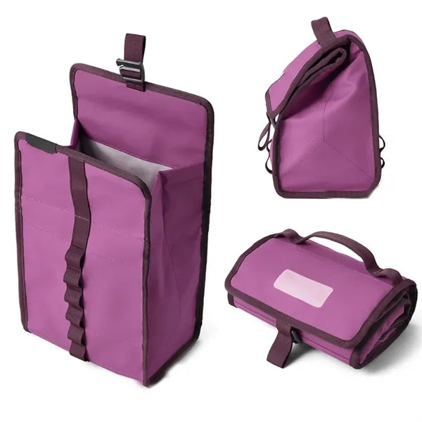 Insulated Thermal Flap Lunch Cooler Bag With Buckle Closure