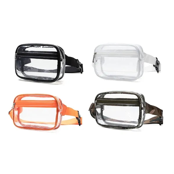 Stadium Approved Clear PVC Security Waist Bag Fanny Pack