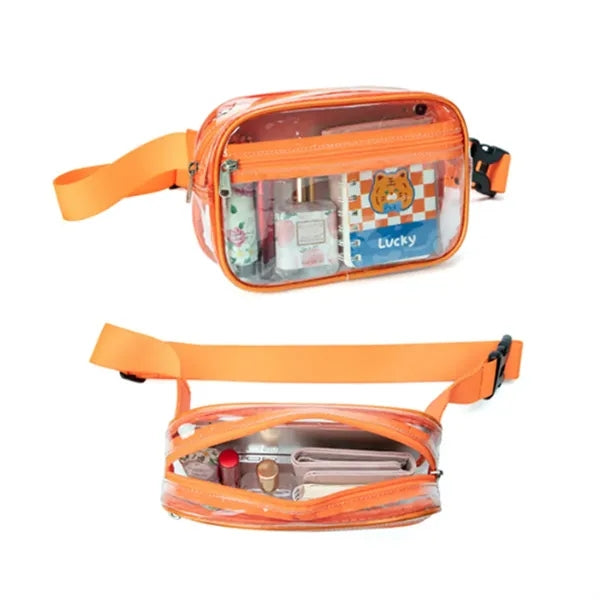 Stadium Approved Clear PVC Security Waist Bag Fanny Pack