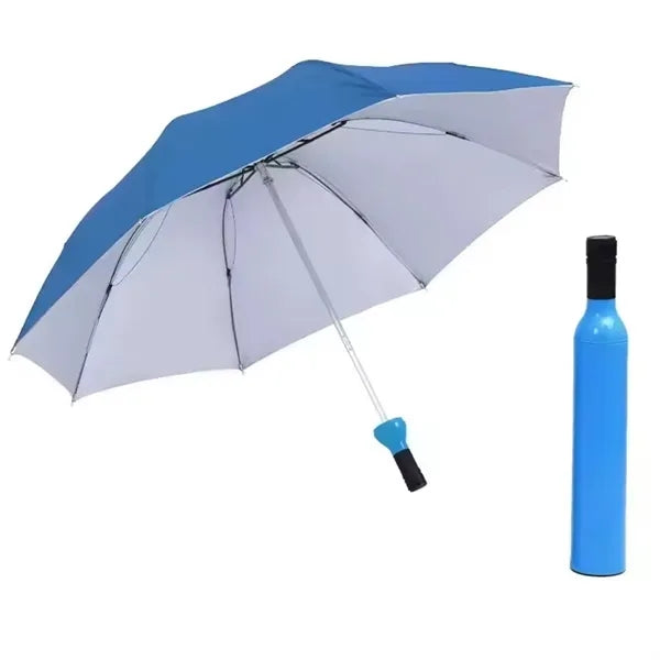 Portable UV Resistant Wine Bottle Umbrella