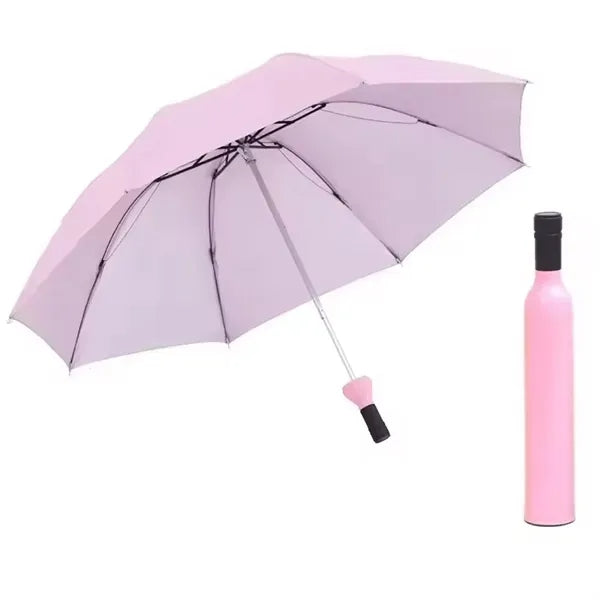 Portable UV Resistant Wine Bottle Umbrella