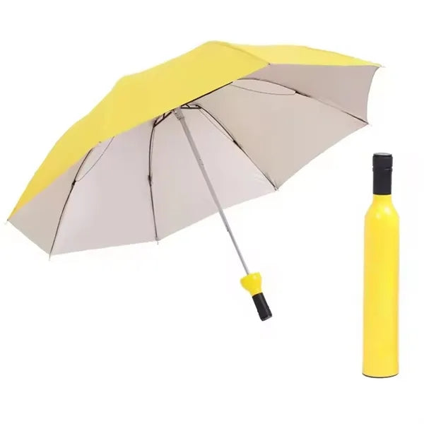 Portable UV Resistant Wine Bottle Umbrella