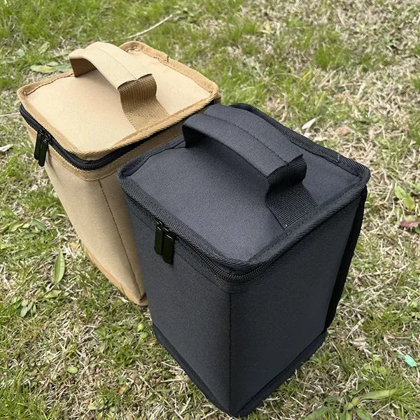 Camping Gas Canister Storage Bag & Bottle Carrier Caddy
