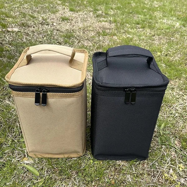 Camping Gas Canister Storage Bag & Bottle Carrier Caddy
