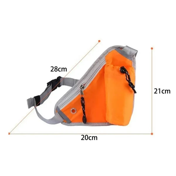 Outdoor Running Hydration Waist Bag With Water Bottle Holder