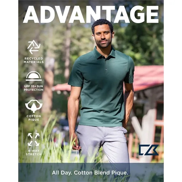 Cutter & Buck Advantage Recycled Cotton-Blend Pique Mens ...