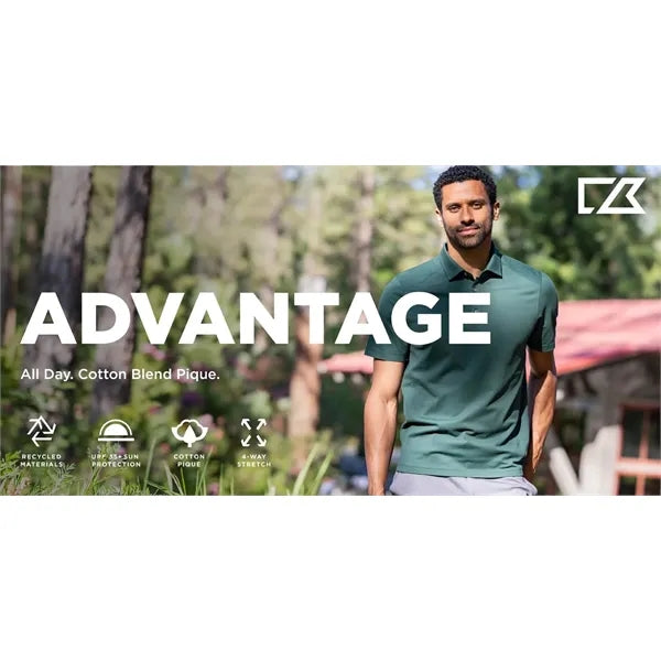 Cutter & Buck Advantage Recycled Cotton-Blend Pique Mens ...