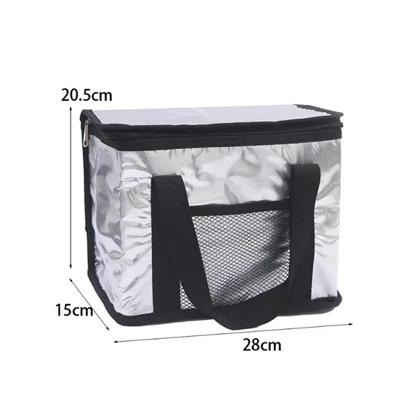 20L Aluminum Foil Insulated Cooler Bag with Handle