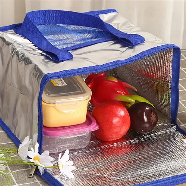 20L Aluminum Foil Insulated Cooler Bag with Handle