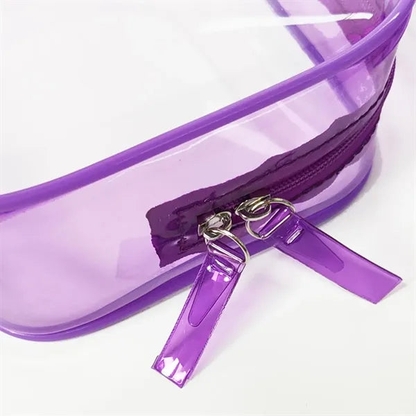 Clear PVC Waterproof Travel Cosmetic Toiletry Bag Set