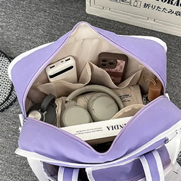 Two Racket Tennis Tote Bag with Large Compartment