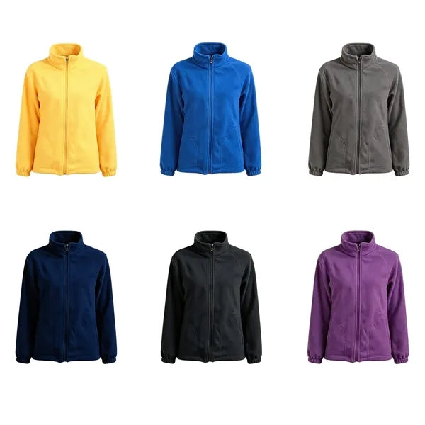 Unisex Classic Full-Zip Polar Fleece Jacket