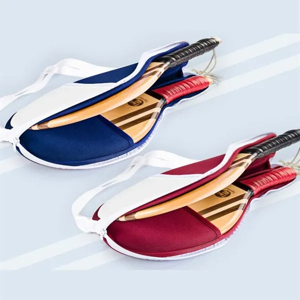 PU Leather Pickleball Paddle Cover Bag with Strap