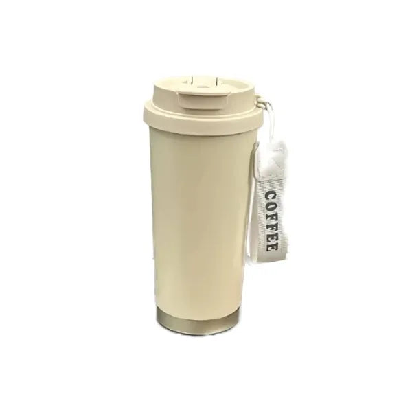 18 OZ Stainless Steel Vacuum Cup With Straw