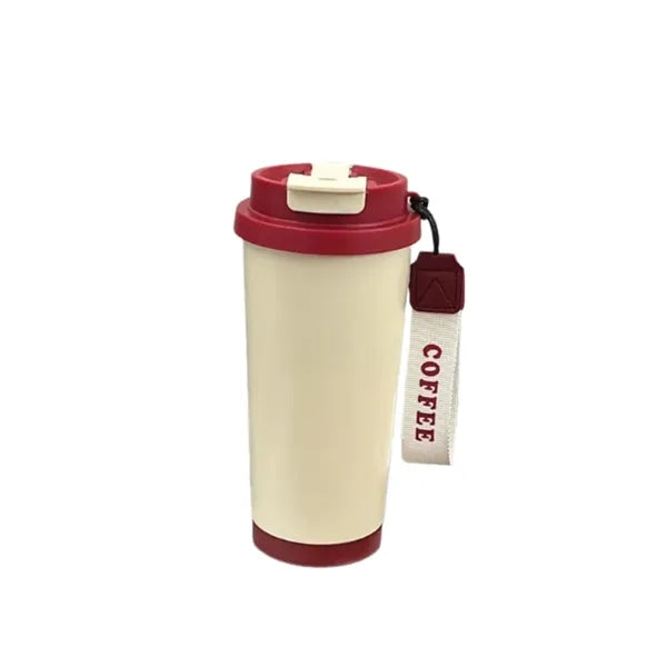 18 OZ Stainless Steel Vacuum Cup With Straw