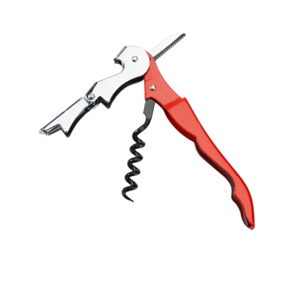 Multifunctional Waiter Corkscrew Wine Opener w/ Foil Cutter