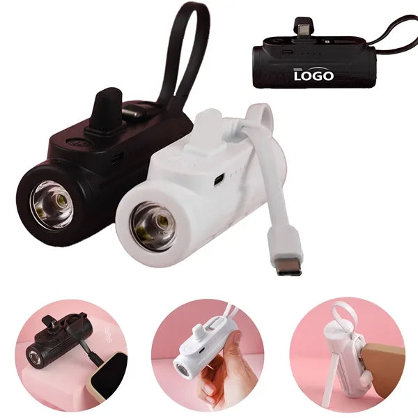 Plastic 5000mA Mini Mobile Power Bank
