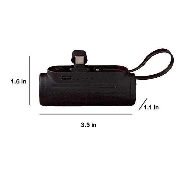Plastic 5000mA Mini Mobile Power Bank
