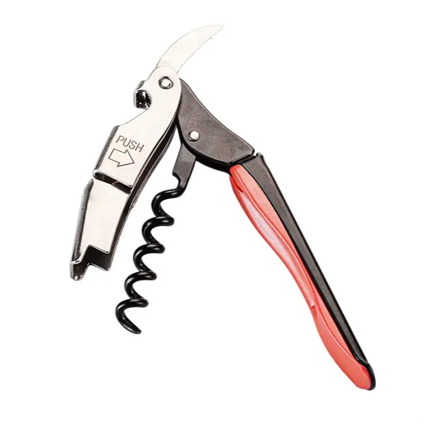 Heavy Duty Stainless Steel Corkscrew Wine Beer Bottle Opener