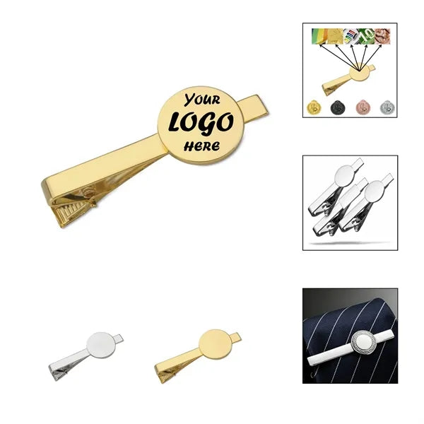 Die Struck Soft Enamel Tie Bar Clip 3/4 Inch