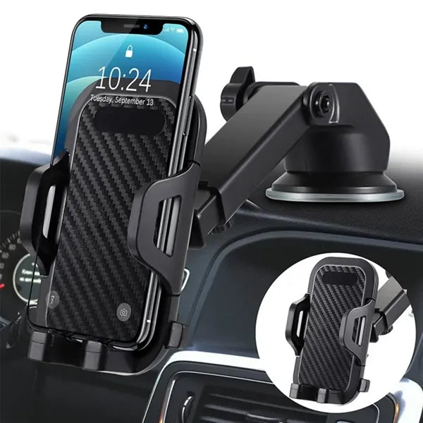 Car Phone Bracket Suction Cup Teleascopic