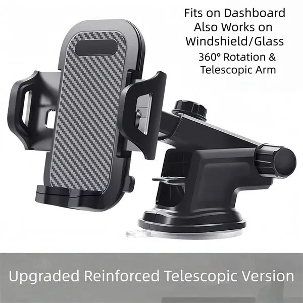 Car Phone Bracket Suction Cup Teleascopic