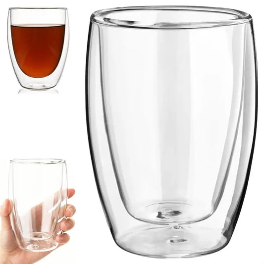 11.5 oz. Double Wall Glass Cup with Custom Logo