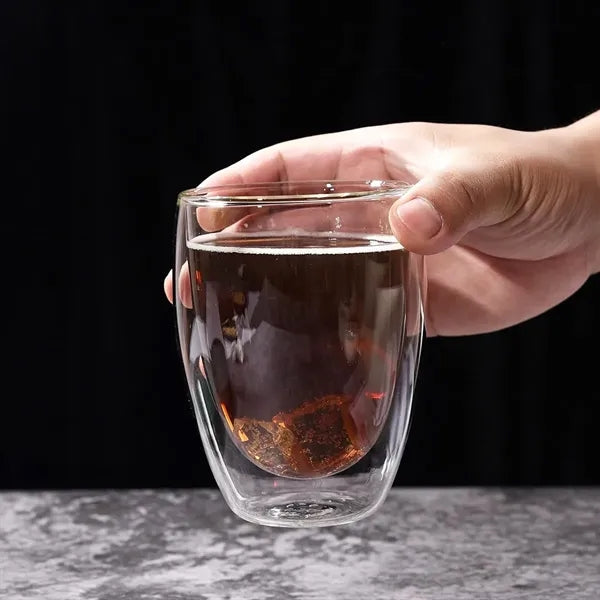 11.5 oz. Double Wall Glass Cup with Custom Logo