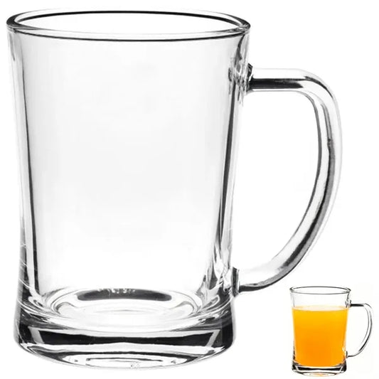 22 oz. Large Glass Beer Mug with Custom Logo