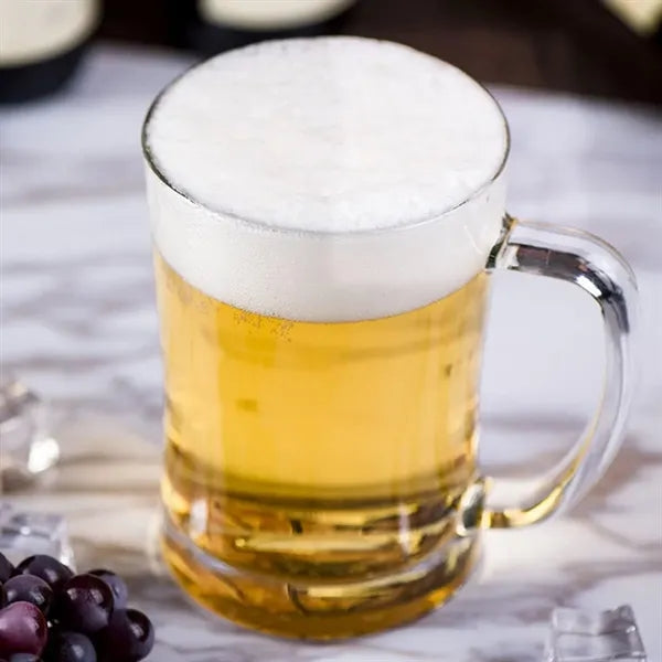 22 oz. Large Glass Beer Mug with Custom Logo
