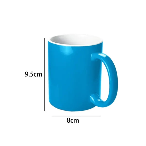11 oz. Colorful Ceramic Mug with Custom Logo Printing