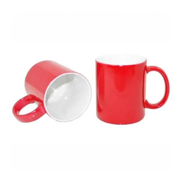 11 oz. Colorful Ceramic Mug with Custom Logo Printing