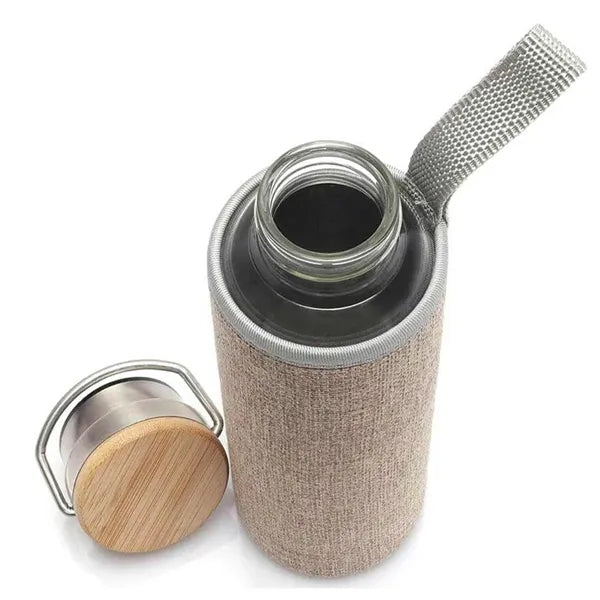 19 oz. Stainless Steel Bottle with Linen Sleeve