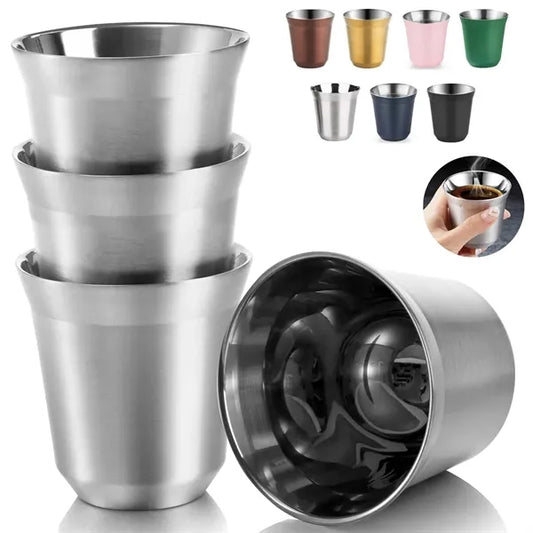 5.4 oz. Stainless Steel Cup for Travel, Camping, or Bar Use