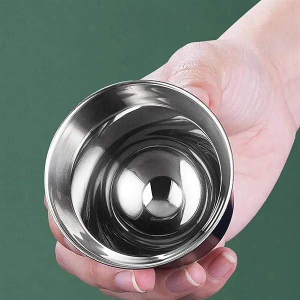 5.4 oz. Stainless Steel Cup for Travel, Camping, or Bar Use