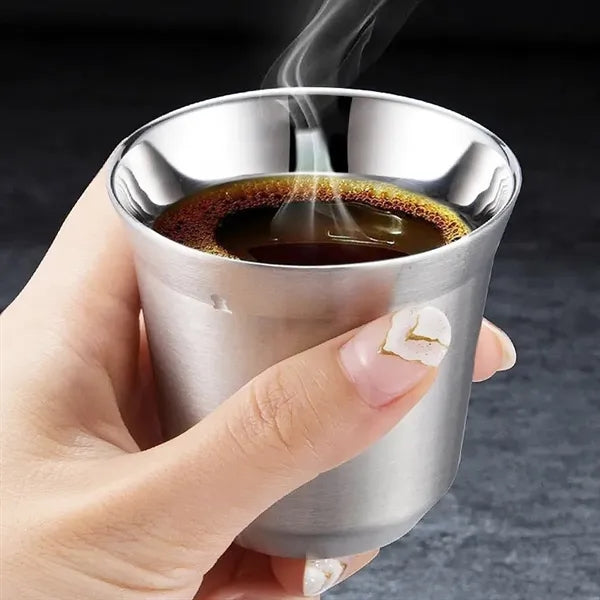 5.4 oz. Stainless Steel Cup for Travel, Camping, or Bar Use