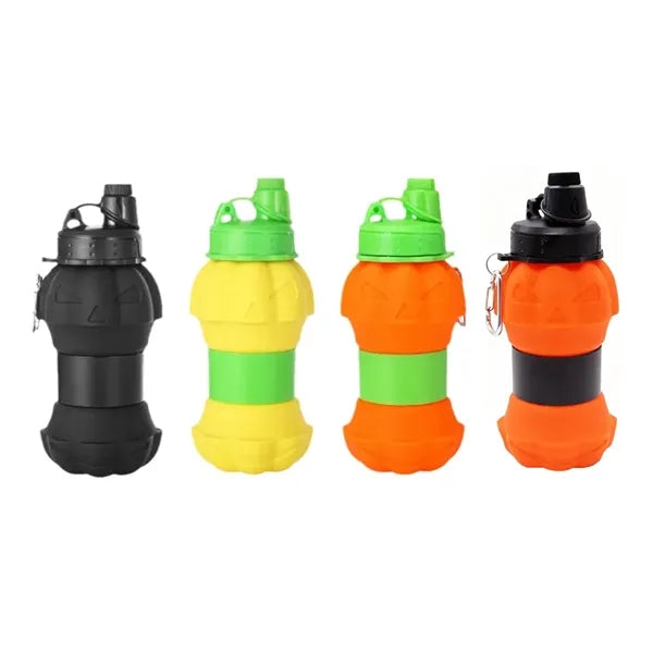 18.6 oz. Halloween Pumpkin Water Bottle with Handle