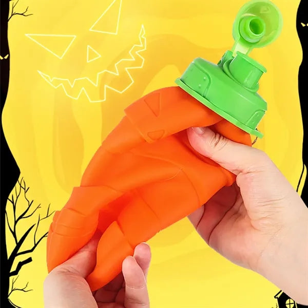 18.6 oz. Halloween Pumpkin Water Bottle with Handle