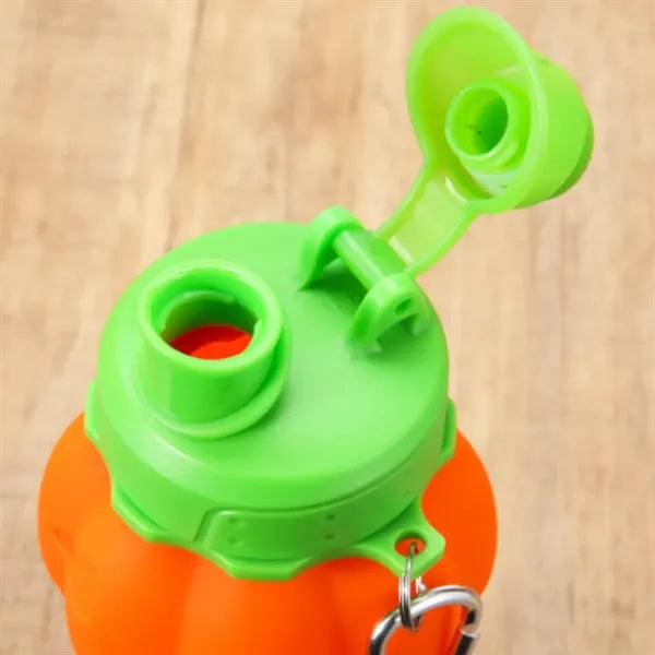 18.6 oz. Halloween Pumpkin Water Bottle with Handle