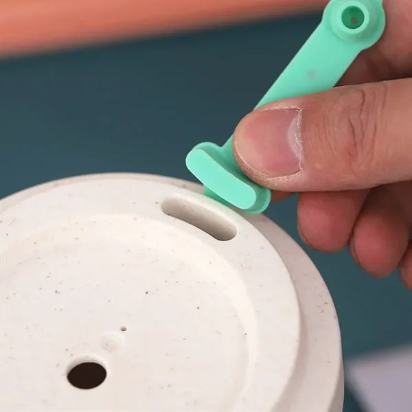 Eco Wheat Fiber Travel Cup with Lid and Silicone Sleeve