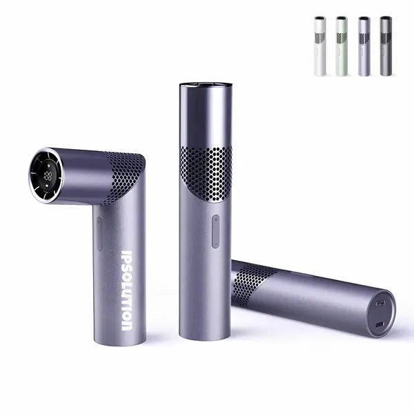 Portable Handheld Lipstick Fan W/Digital Display