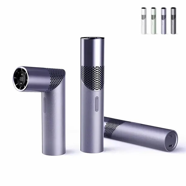 Portable Handheld Lipstick Fan W/Digital Display