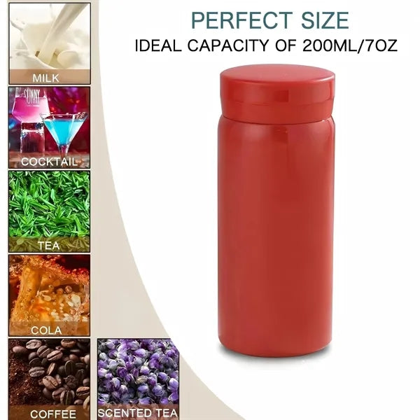 7 Oz Vacuum Insulated Stainless Steel Mini Bottle