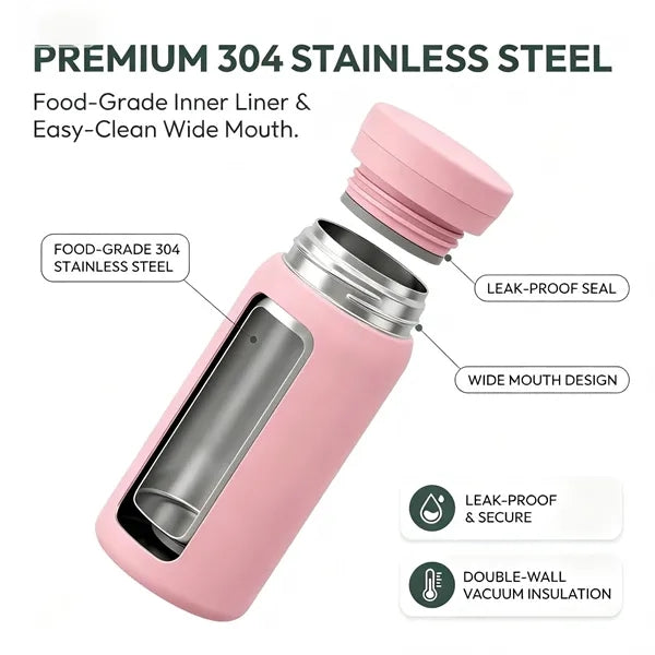 7 Oz Vacuum Insulated Stainless Steel Mini Bottle