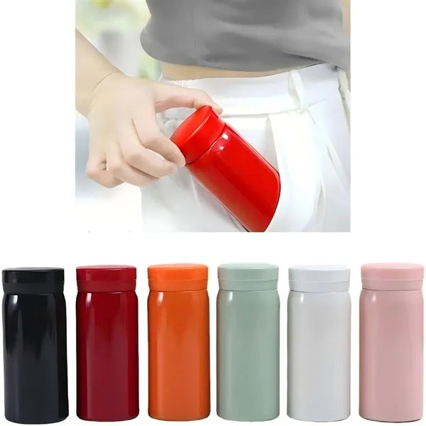 7 Oz Vacuum Insulated Stainless Steel Mini Bottle