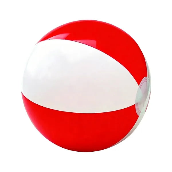 12 Inch Traditional Multi Color Inflatable Vinyl Beach Ball